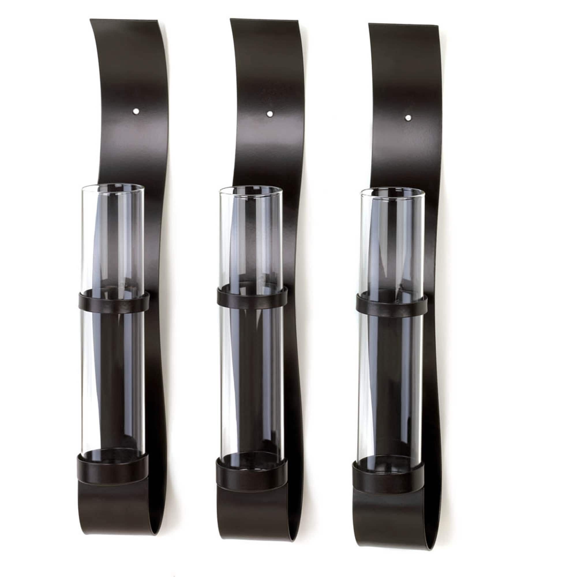 14.5" Billow Wall Sconce Vase Trio